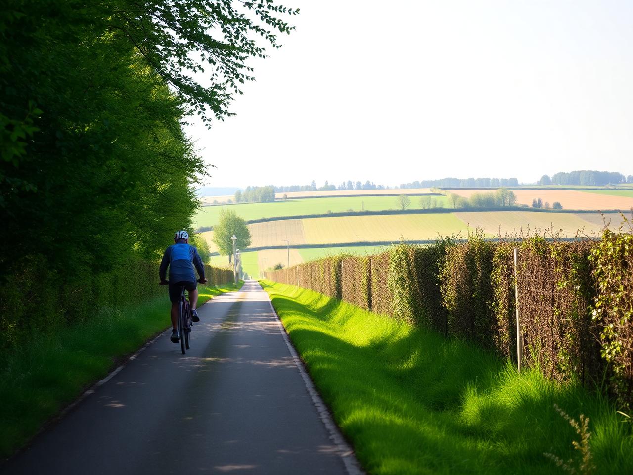 Fietspad door het Twentse landschap